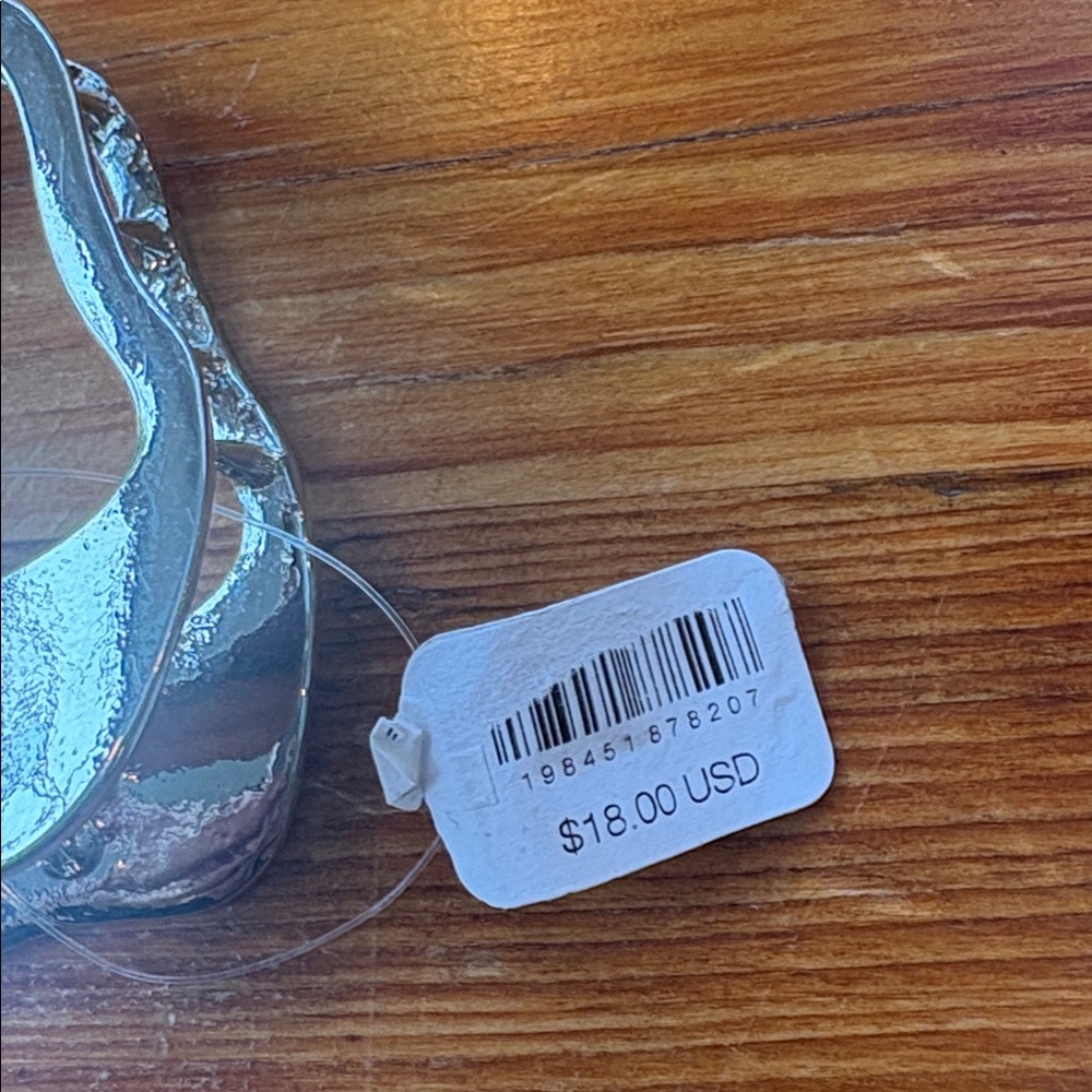 FREE PEOPLE Hard Core Flat Claw Clip Silver hair accessories new gift stocking - Picture 6 of 7